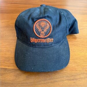 Jagermeister Black Cap with Orange Logo
